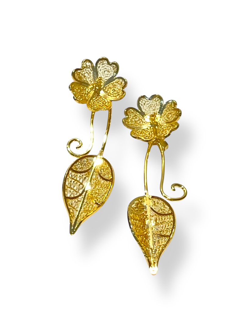 PAR ARETES IDENTIDAD EN PLATA