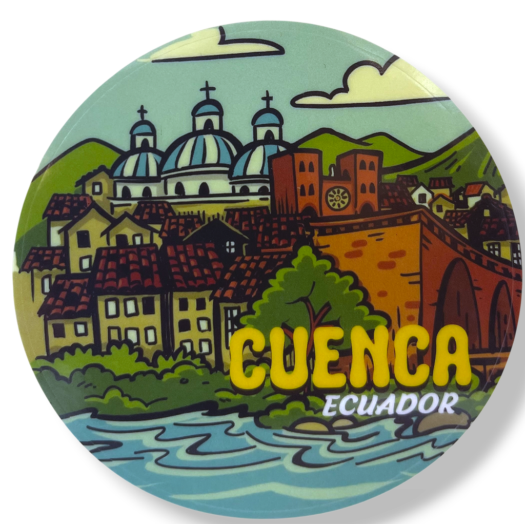 9T4 - STICKER CIUDAD CUENCA