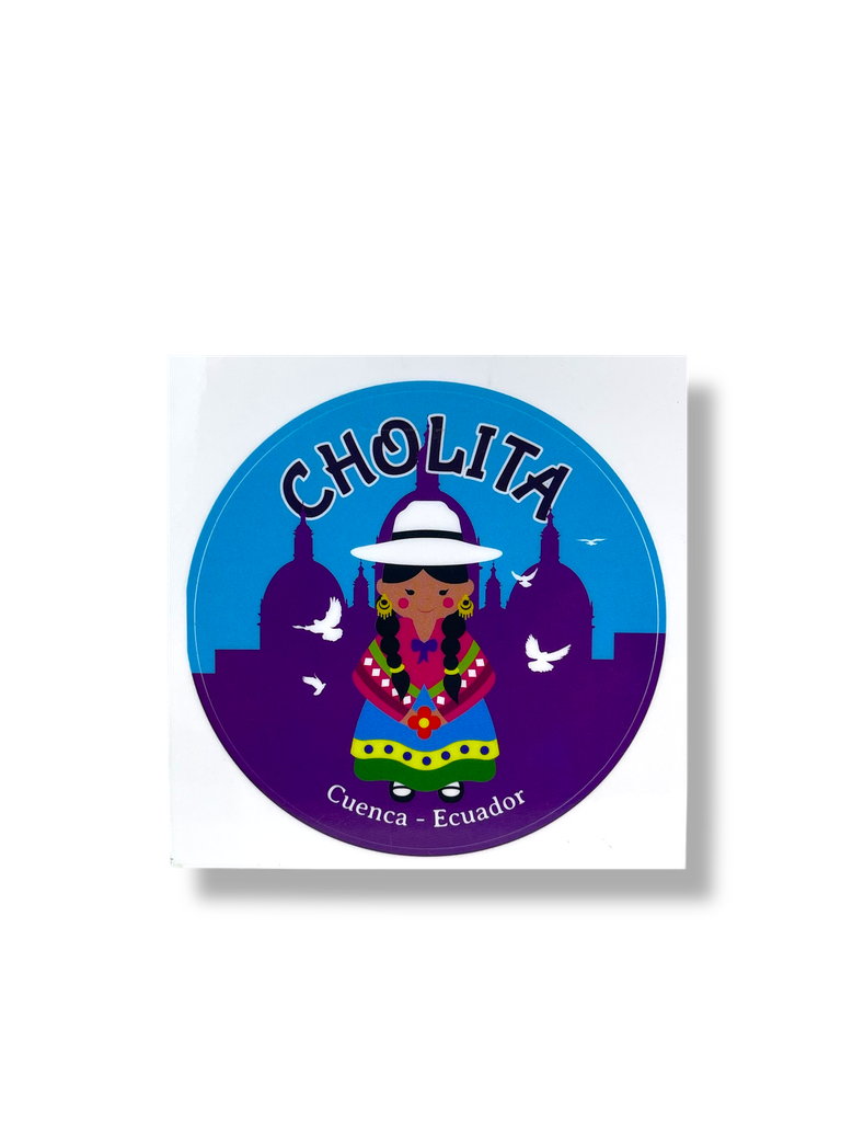 STICKER CHOLA CUENCANA