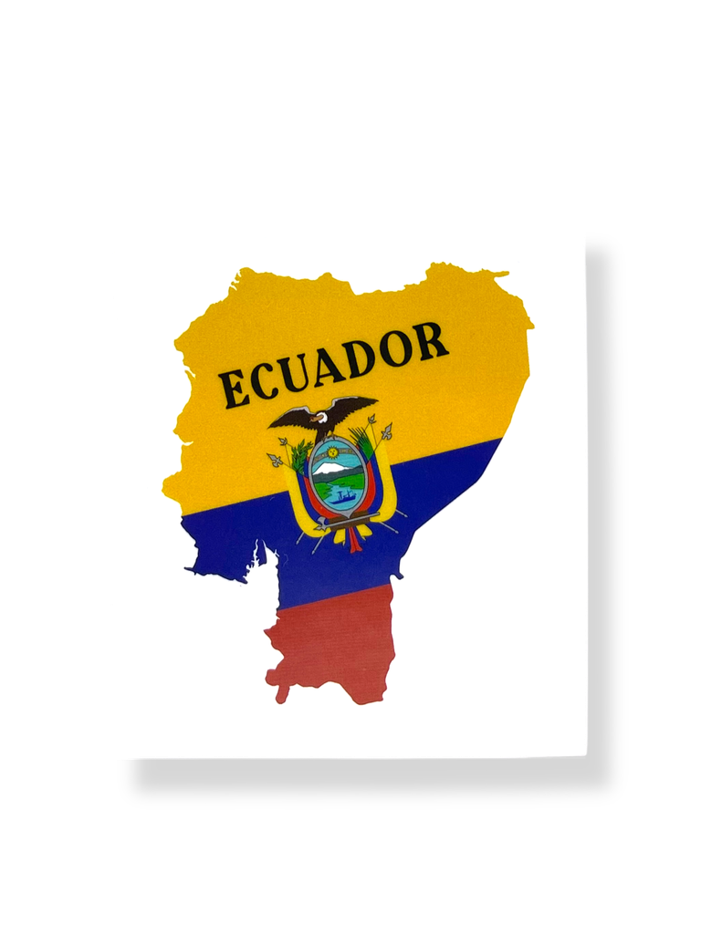 [9T6] STICKER MAPA ECUADOR