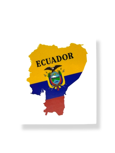 [9T6] STICKER MAPA ECUADOR