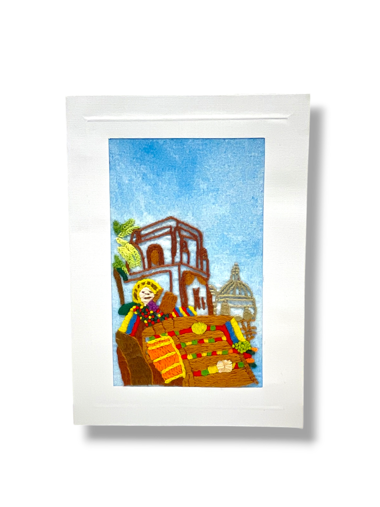 BT246 - TARJETA CATEDRAL CON NIÑO