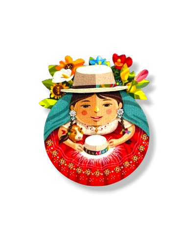 [SKP1] SKP1 - BROCHE CHOLA CUENCANA