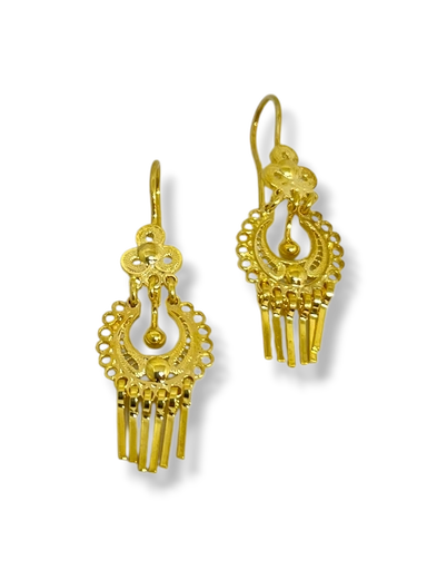 [TJR329] TJR329 - PAR DE ARETES IDENTIDAD EN PLATA