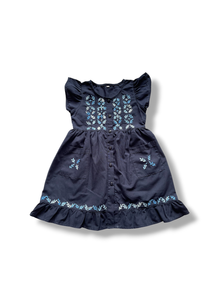 5V31 - VESTIDO BORDADO T/3
