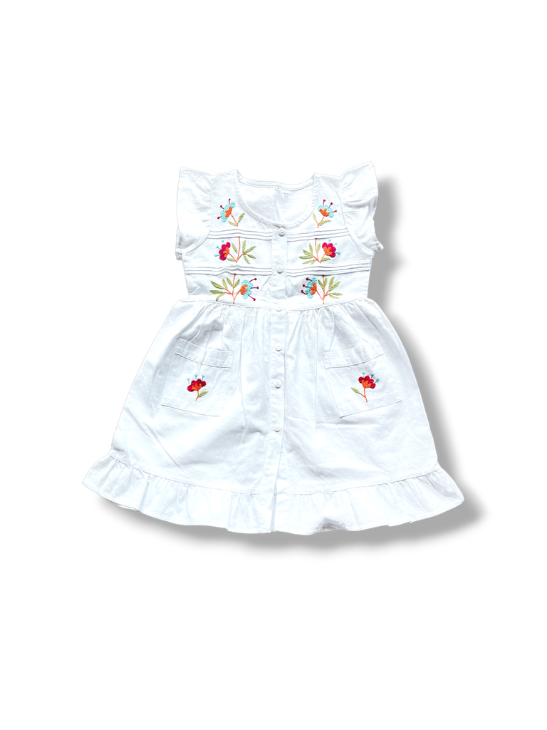 5V33 - VESTIDO BORDADO T/3