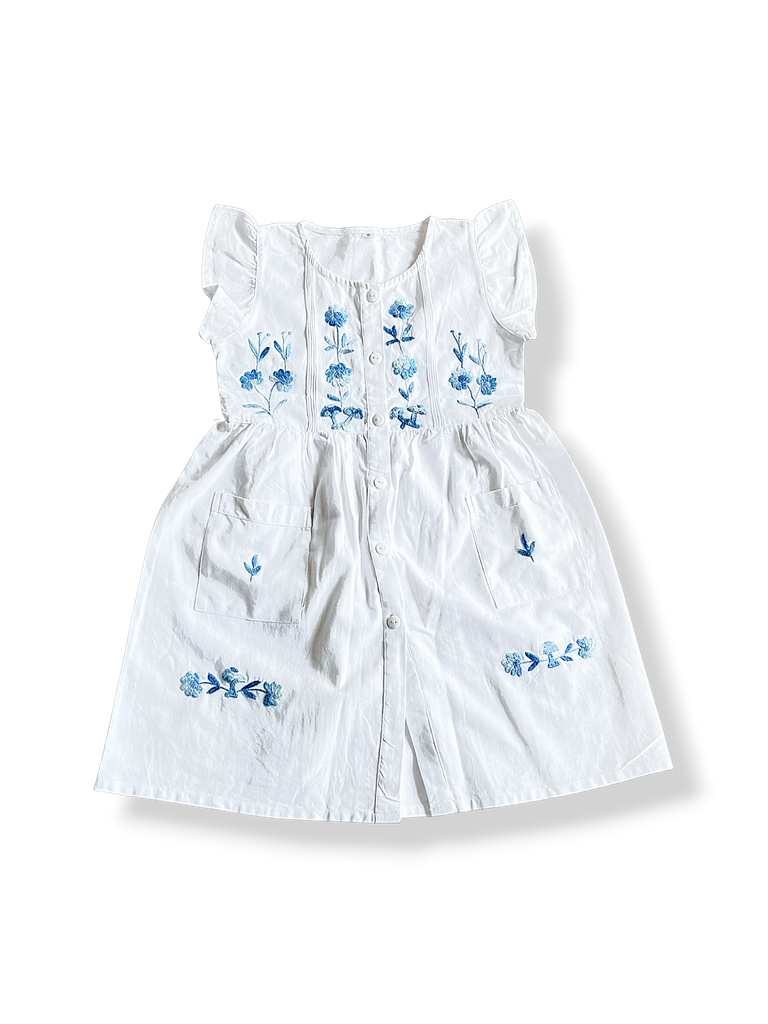 5V51 - VESTIDO BORDADO T/5