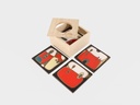 JUEGO DE PORTAVASOS CUADRADO