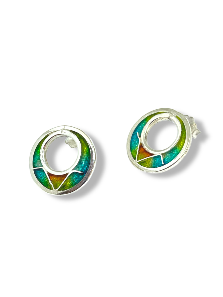 TJA83 - PAR ARETES DE PLATA