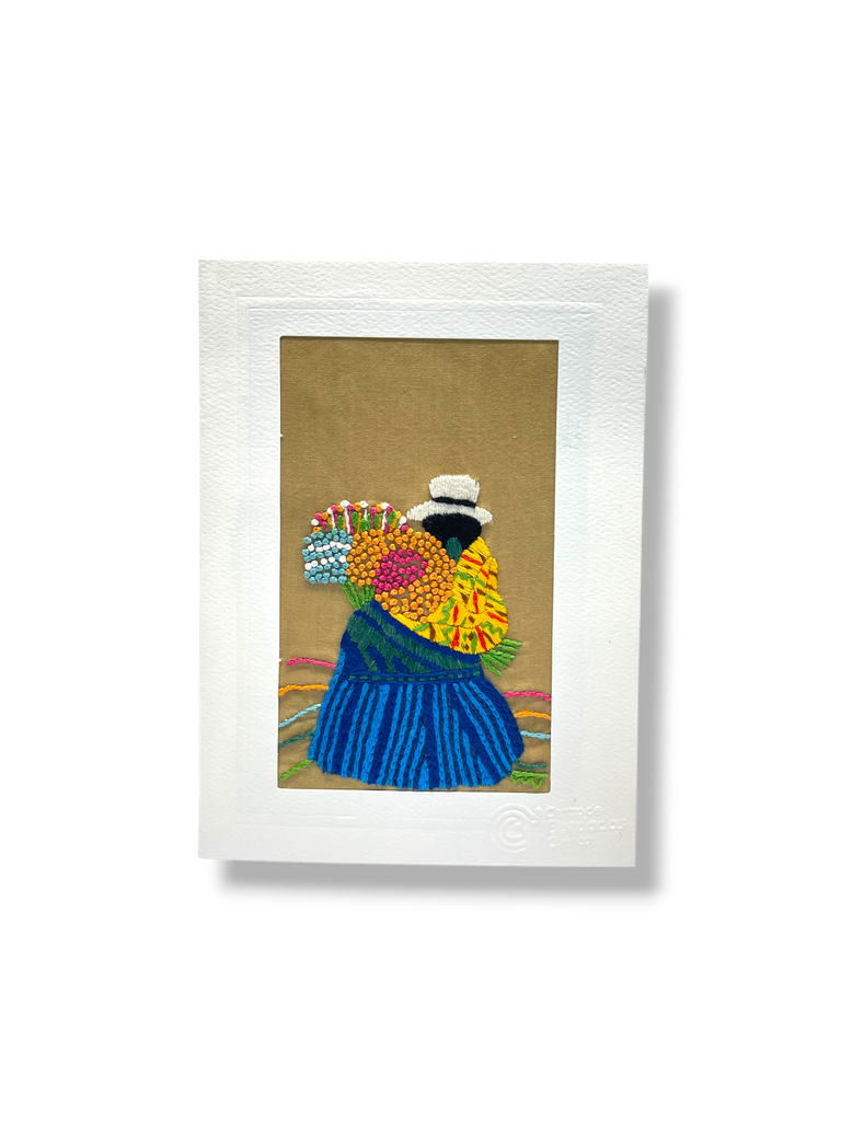 [BT249] TARJETA CARGADORA DE FLORES