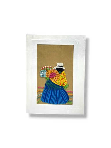 [BT249] TARJETA CARGADORA DE FLORES