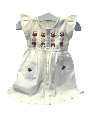 [5V3] VESTIDO BORDADO T/3