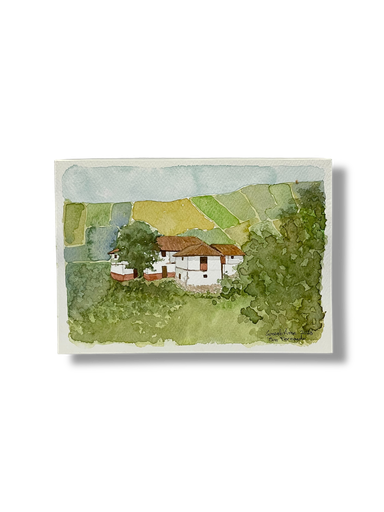 [GA012] OBRA ACUARELA PAISAJE, A5 (SAN FERNANDO)