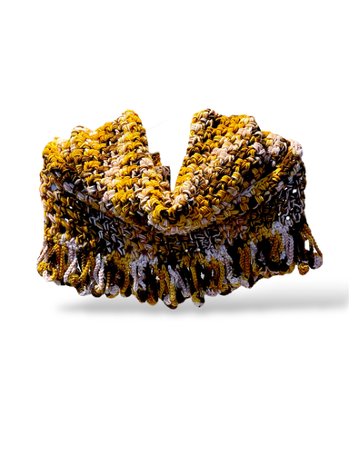 [EC56] CUELLO CAFÉ MOSTAZA